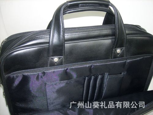 广州工厂供应pu皮出口16寸商务电脑包 男士大型公文包 手提单肩包